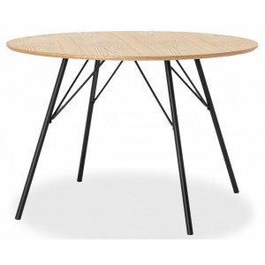 Стол обеденный Мемфис древесина коричневая светлая дуб 1100x750(SGR_DT-1810-110_OAK_DUAL)