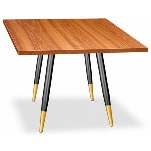Стол обеденный SHT-TU14 древесина коричневая нейтральная орех 800x800x755(She_9738378804)