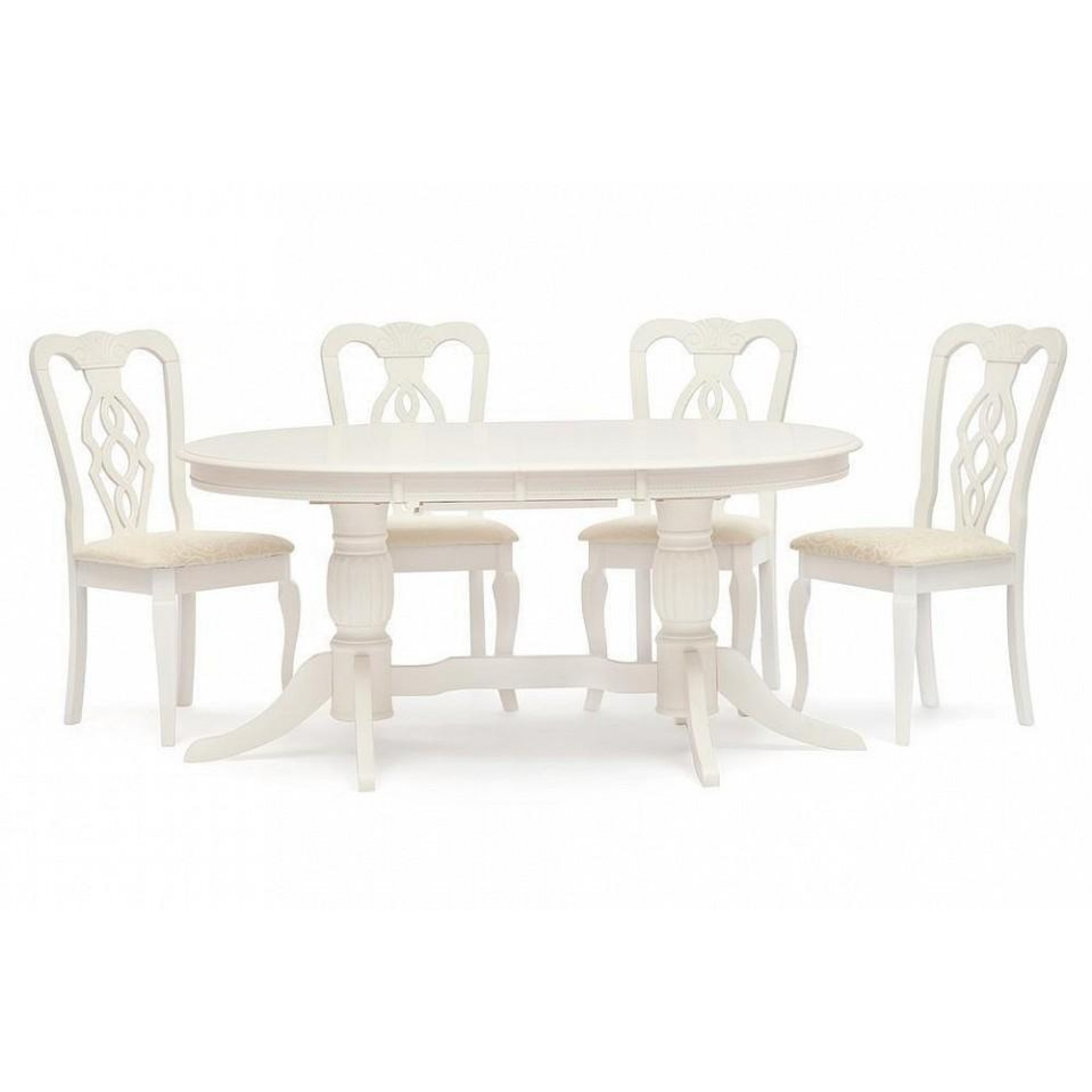 Стол обеденный Lorenzo белый 1600, 2060x1070x760(TET_13547)