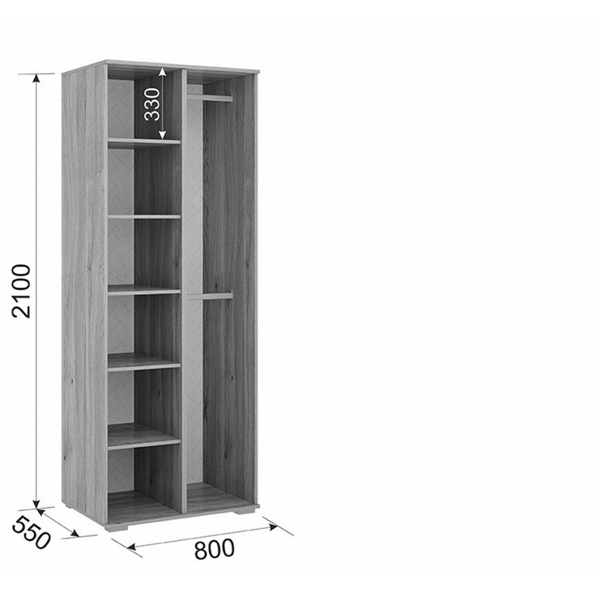 Гарнитур для детской Модерн КД105    MBS_KD105Modern-2206