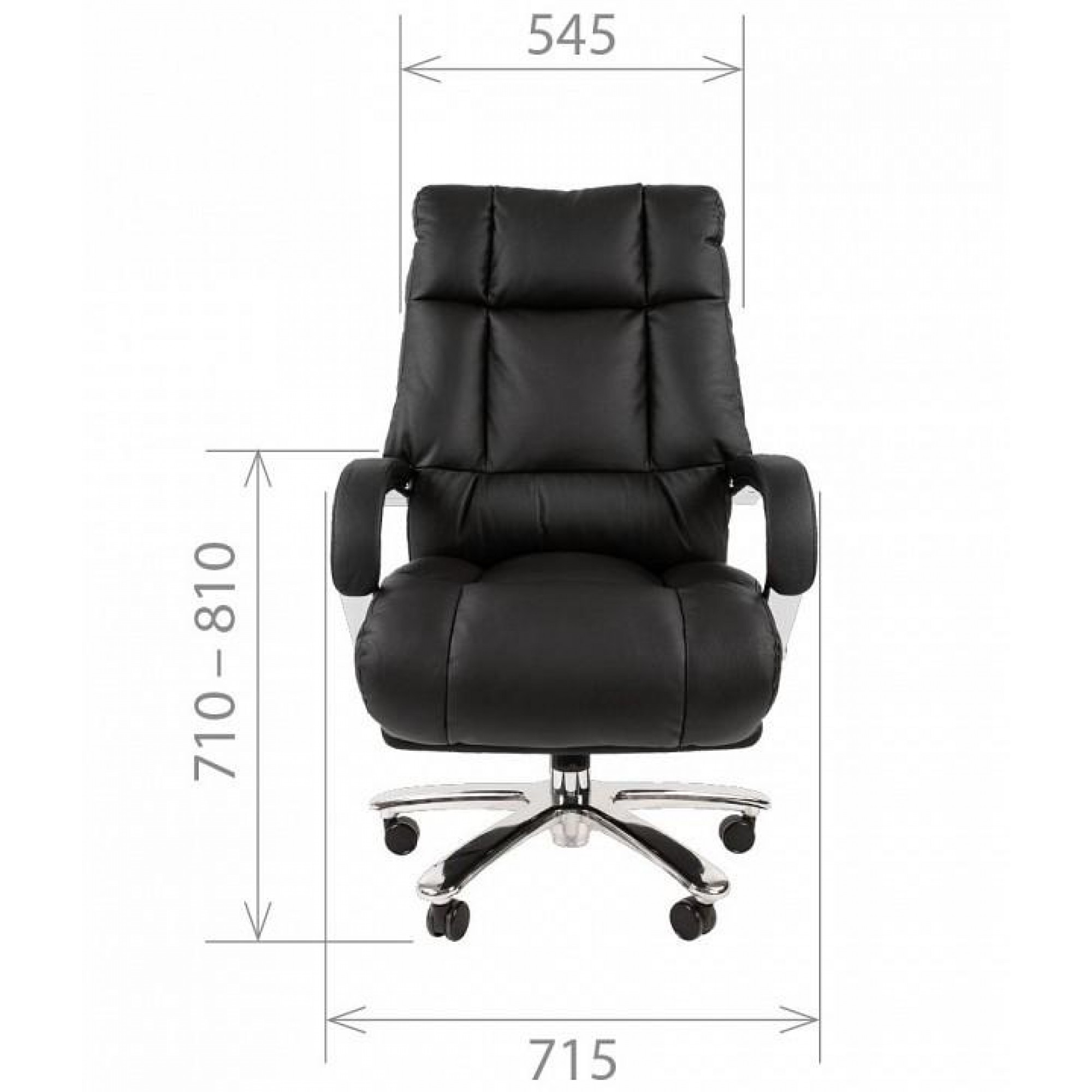 Кресло компьютерное Chairman 405 черный 715x740x1175-1275(CHA_7029407)