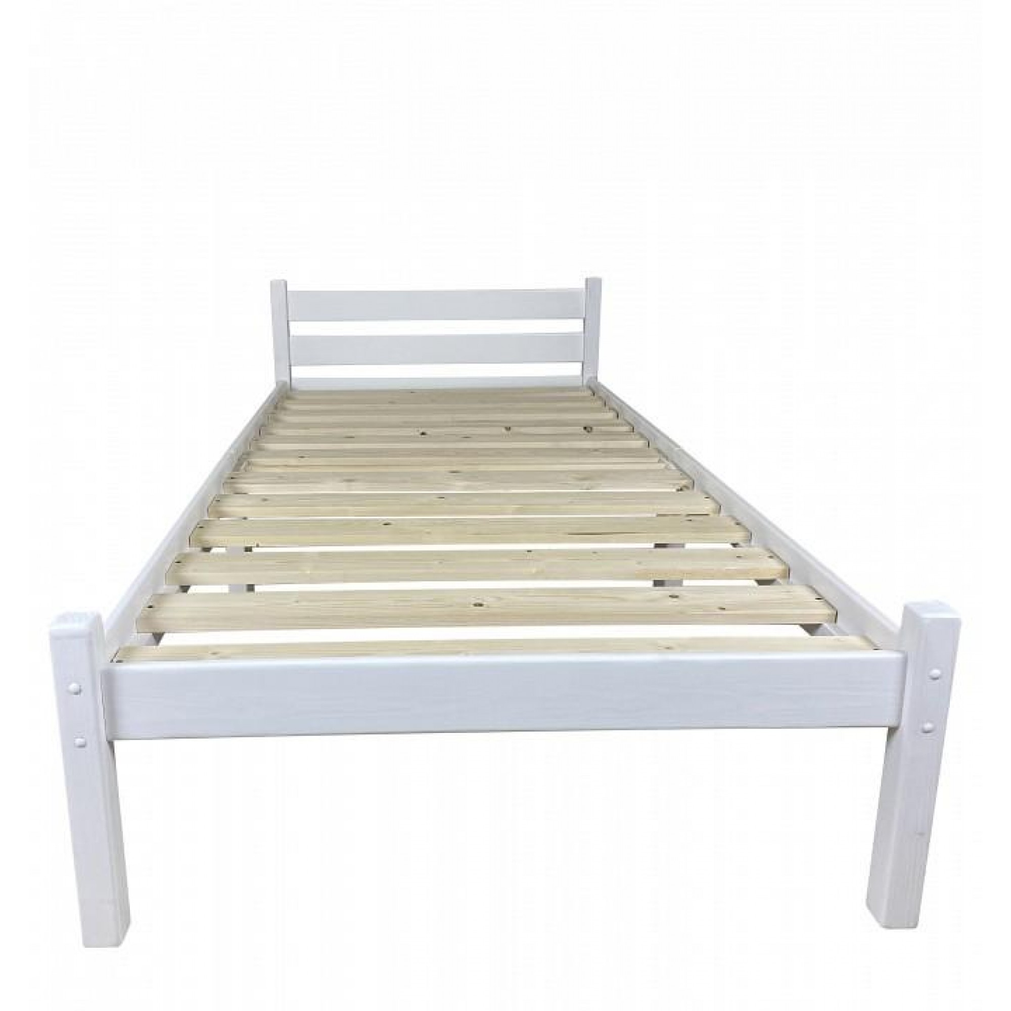 Кровать односпальная Компакт 2000x600 белый    SLR_kompakt60bel