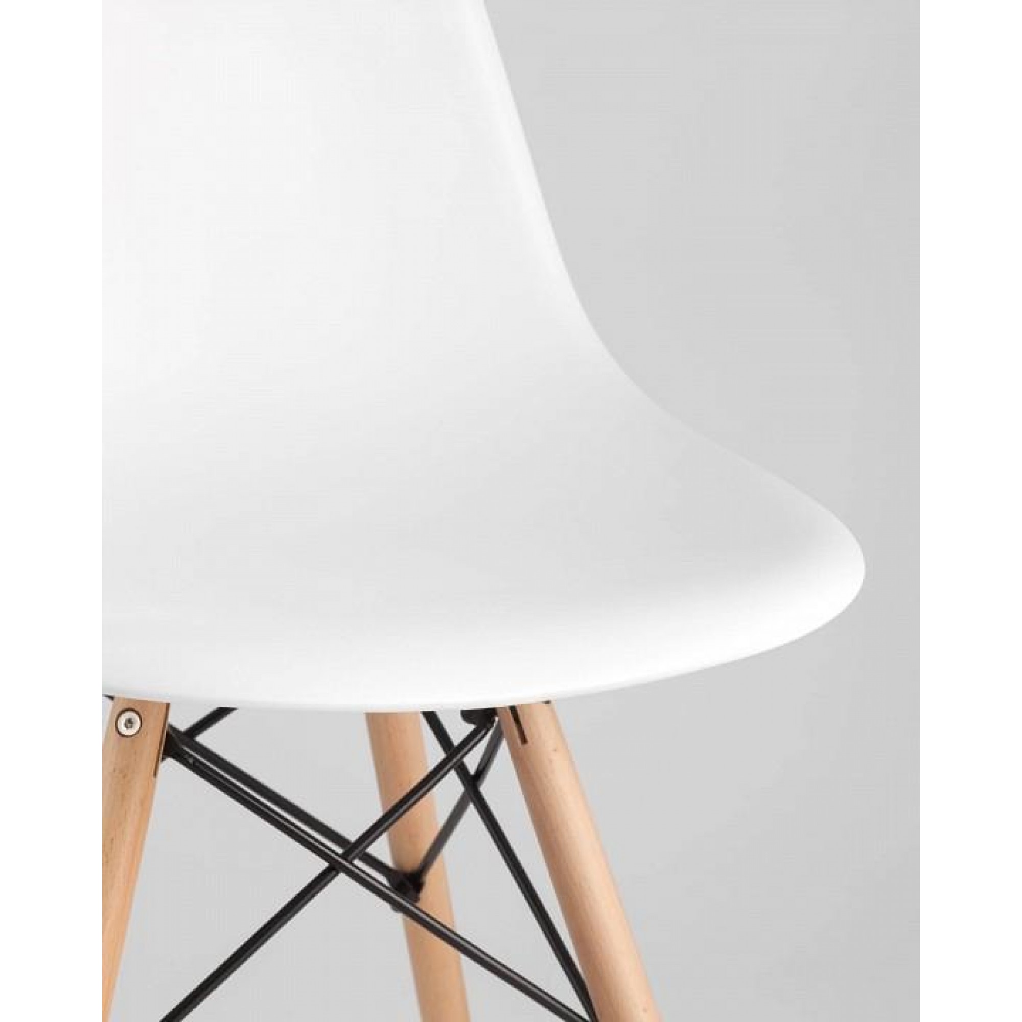 Набор из 4 стульев Eames    SGR_8056PP-WHITE-X4