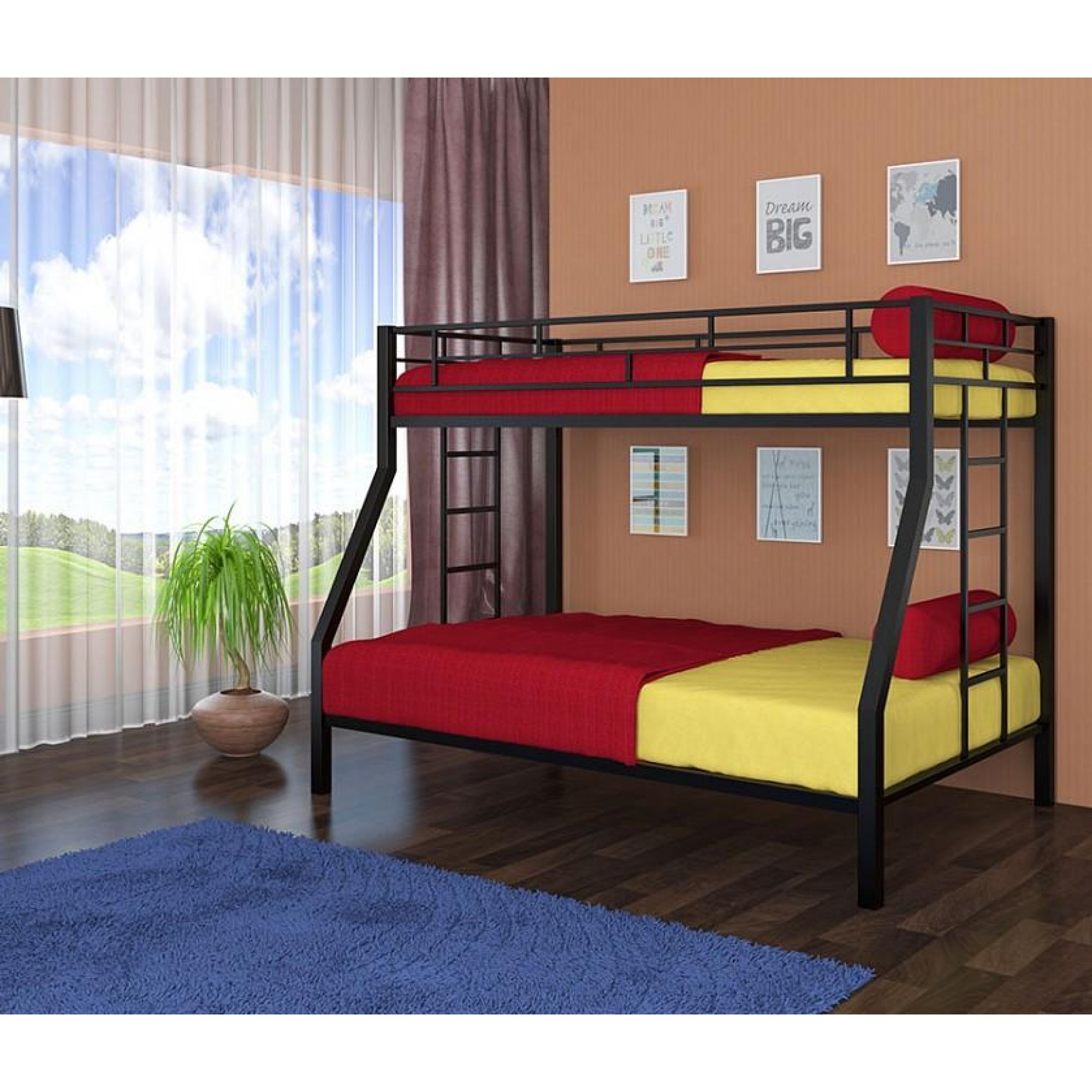 Кровать двухъярусная Милан    FSN_4s-mi-9005