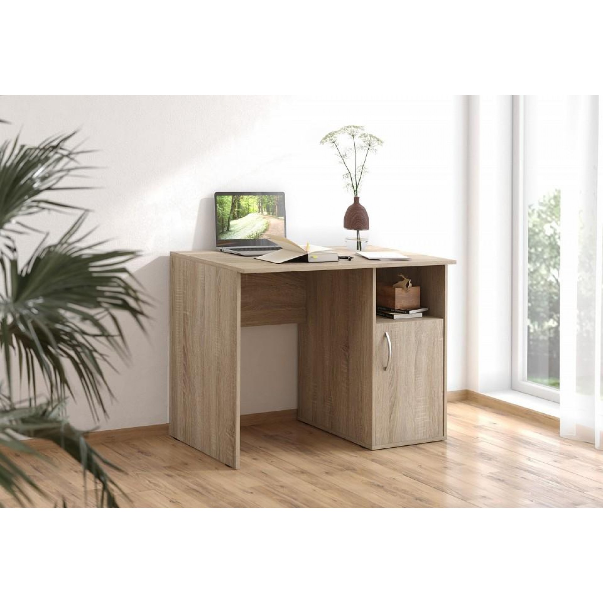 Стол офисный COMP CD.1059 древесина коричневая светлая дуб 1000x600x750(SKY_00-07087729)