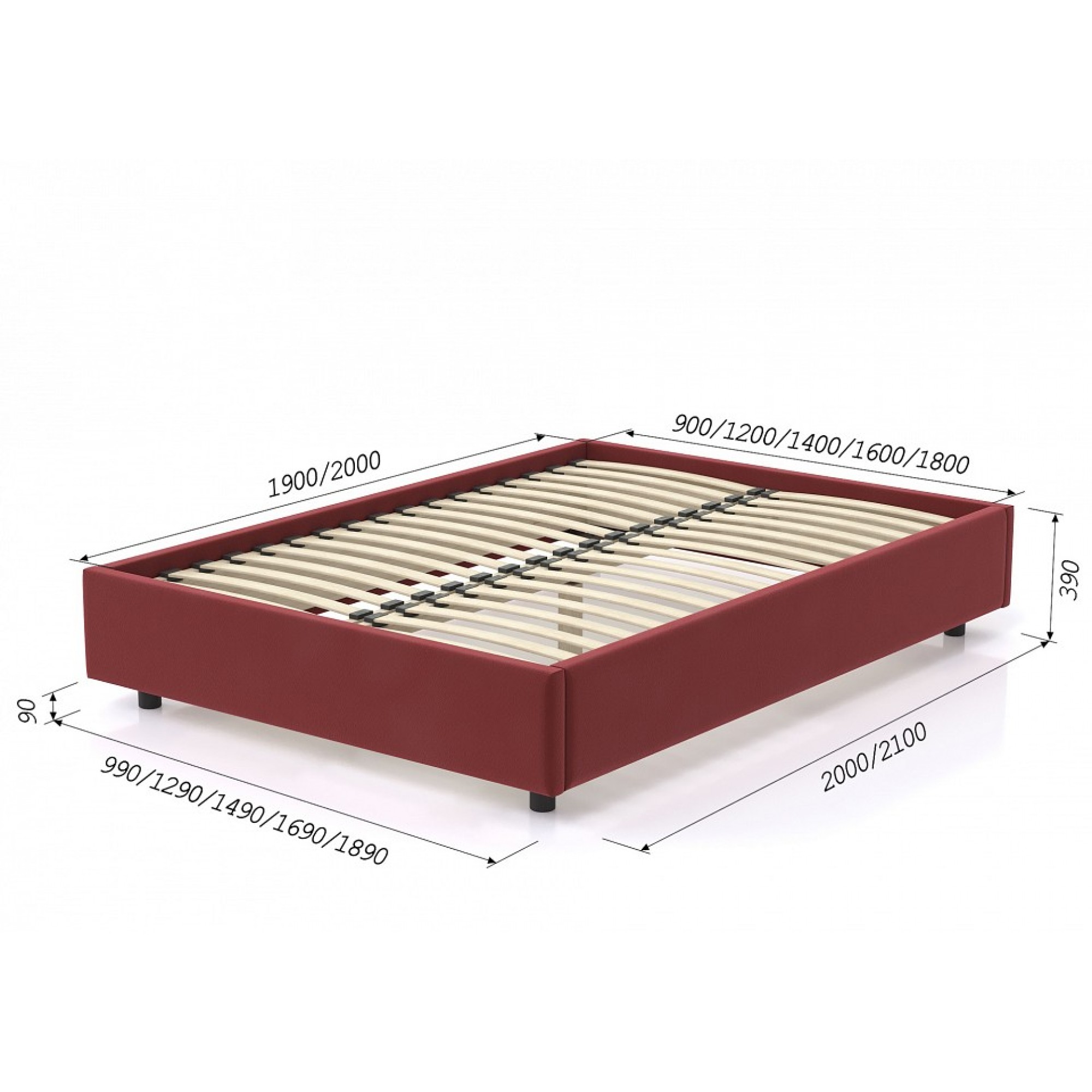 Кровать двуспальная SleepBox    AND_690set2503