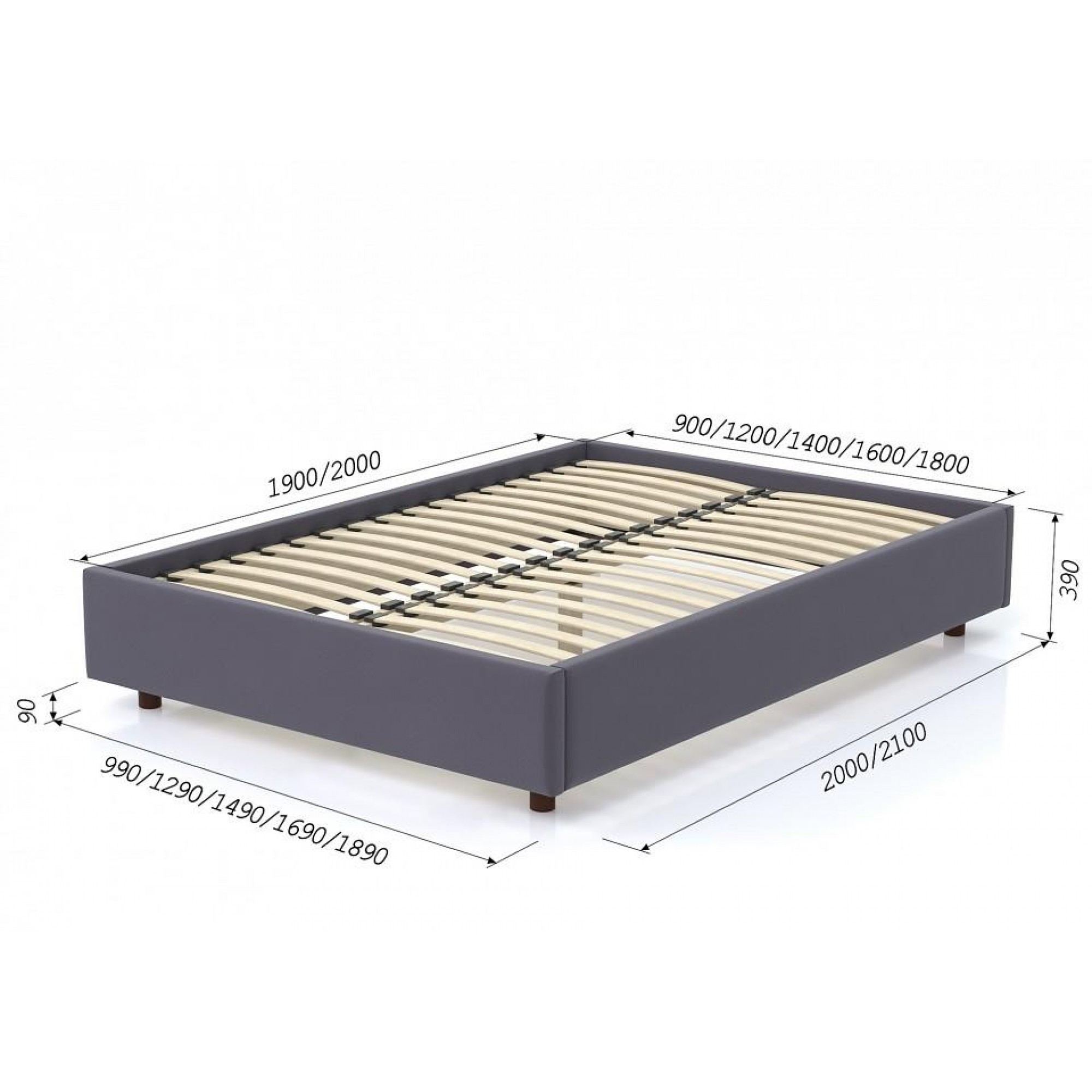 Кровать двуспальная SleepBox    AND_686set2504
