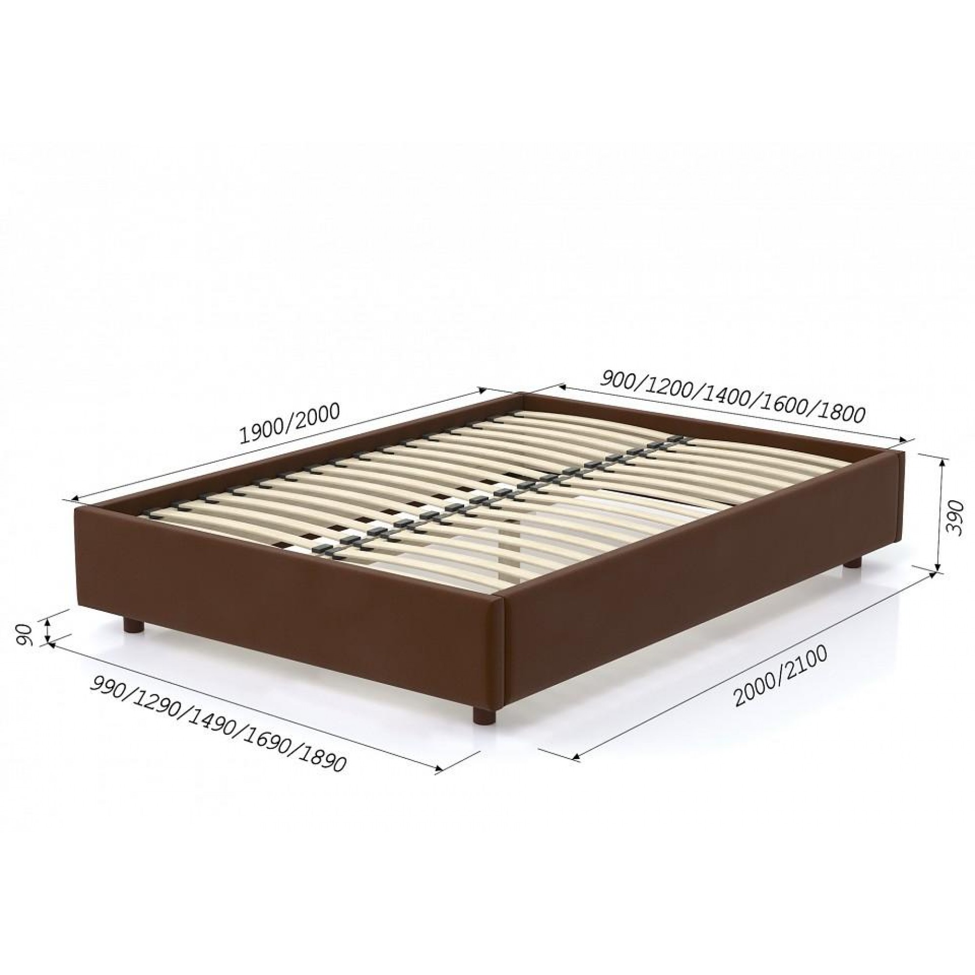 Кровать двуспальная SleepBox    AND_689set2504