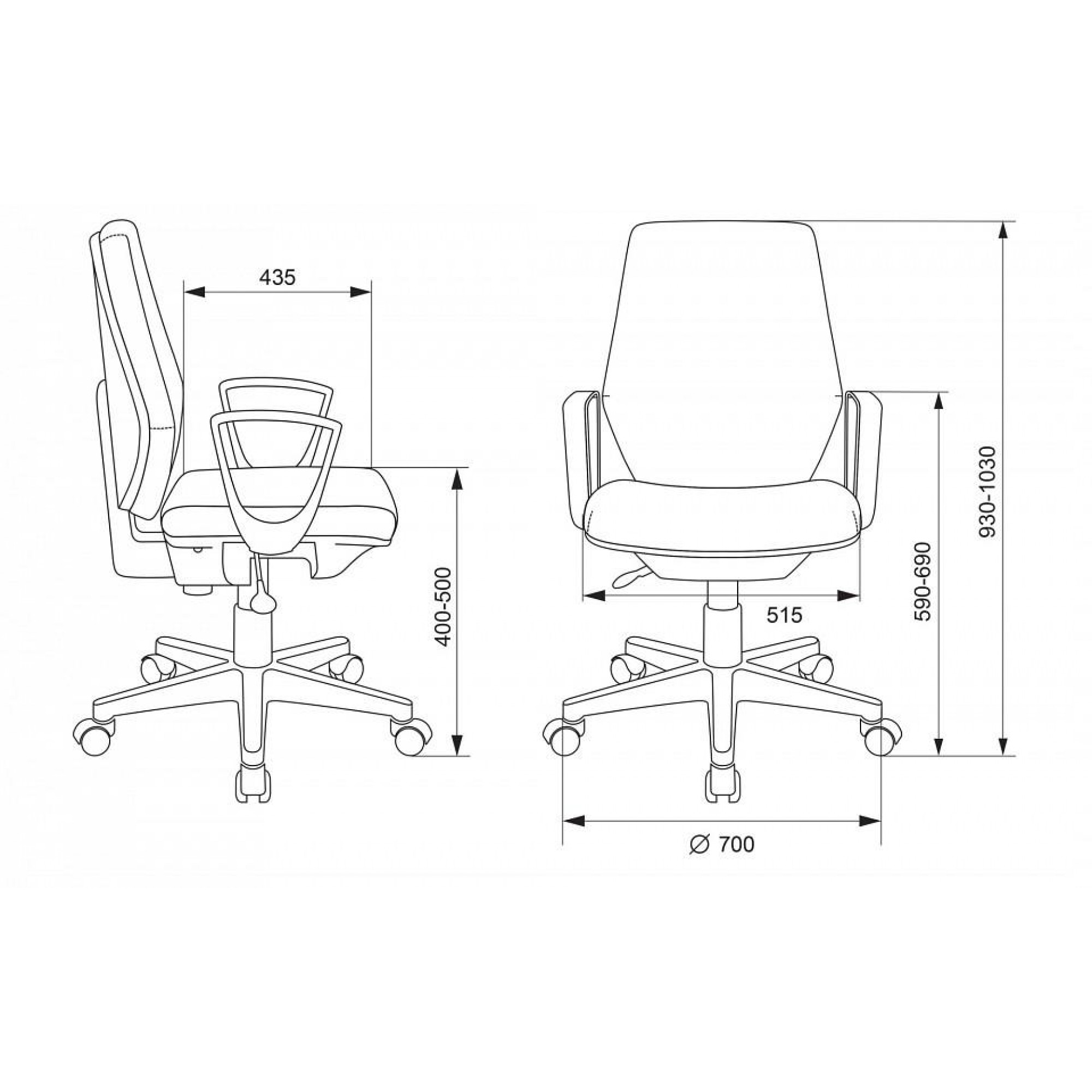 Кресло компьютерное Бюрократ CH-W545    BUR_1409523