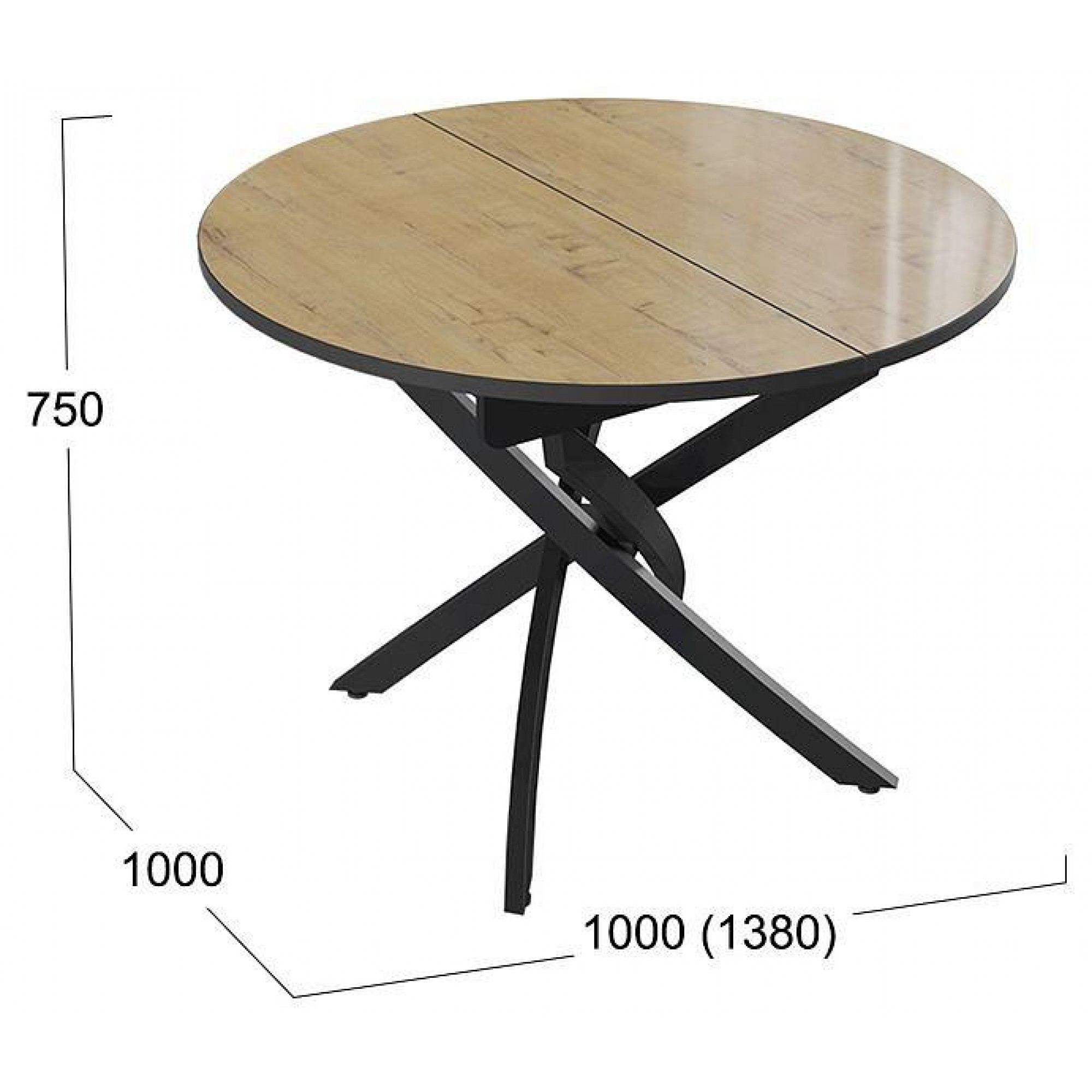 Стол обеденный Diamond Тип 3    TRI_180076