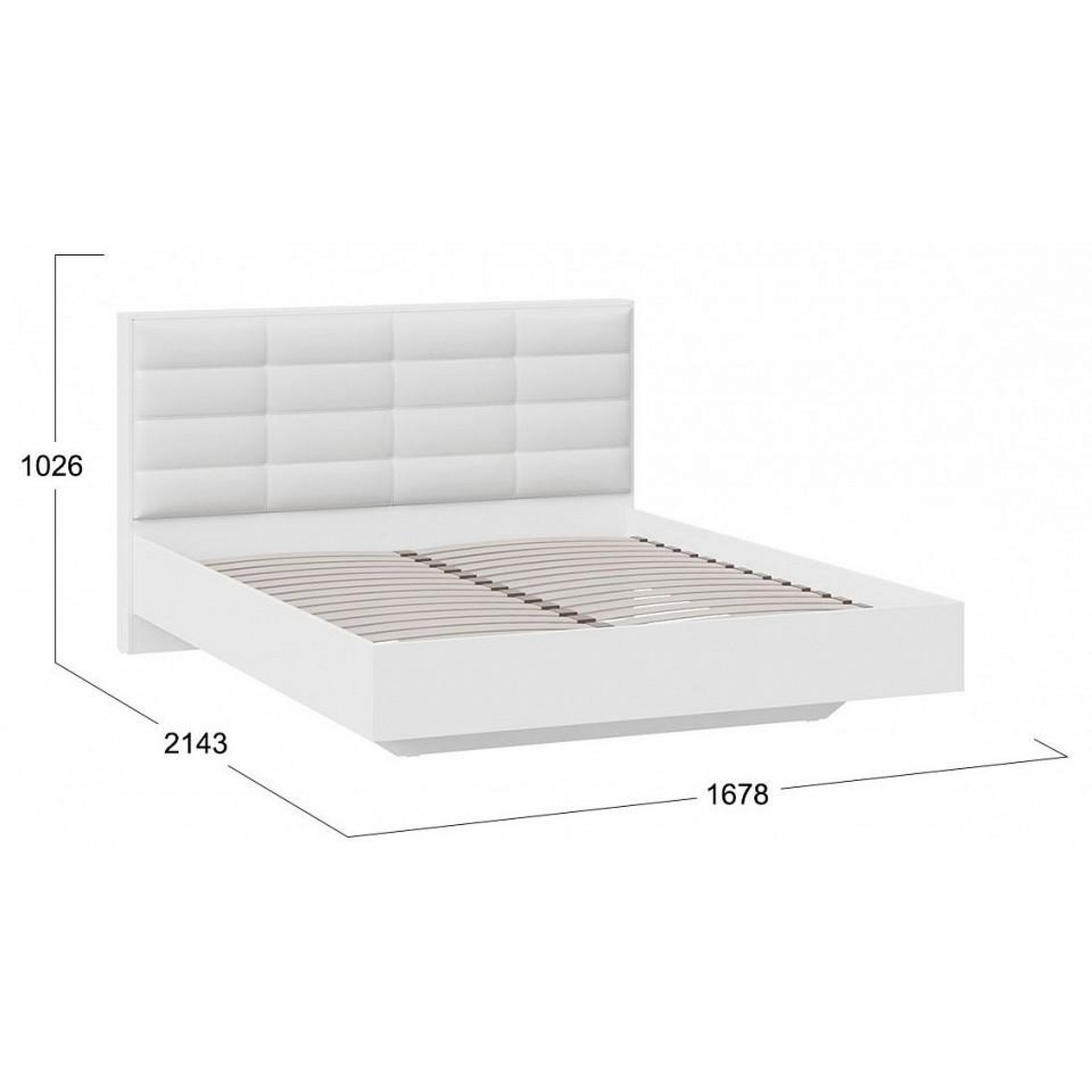 Кровать двуспальная Агата Тип 1    TRI_210496