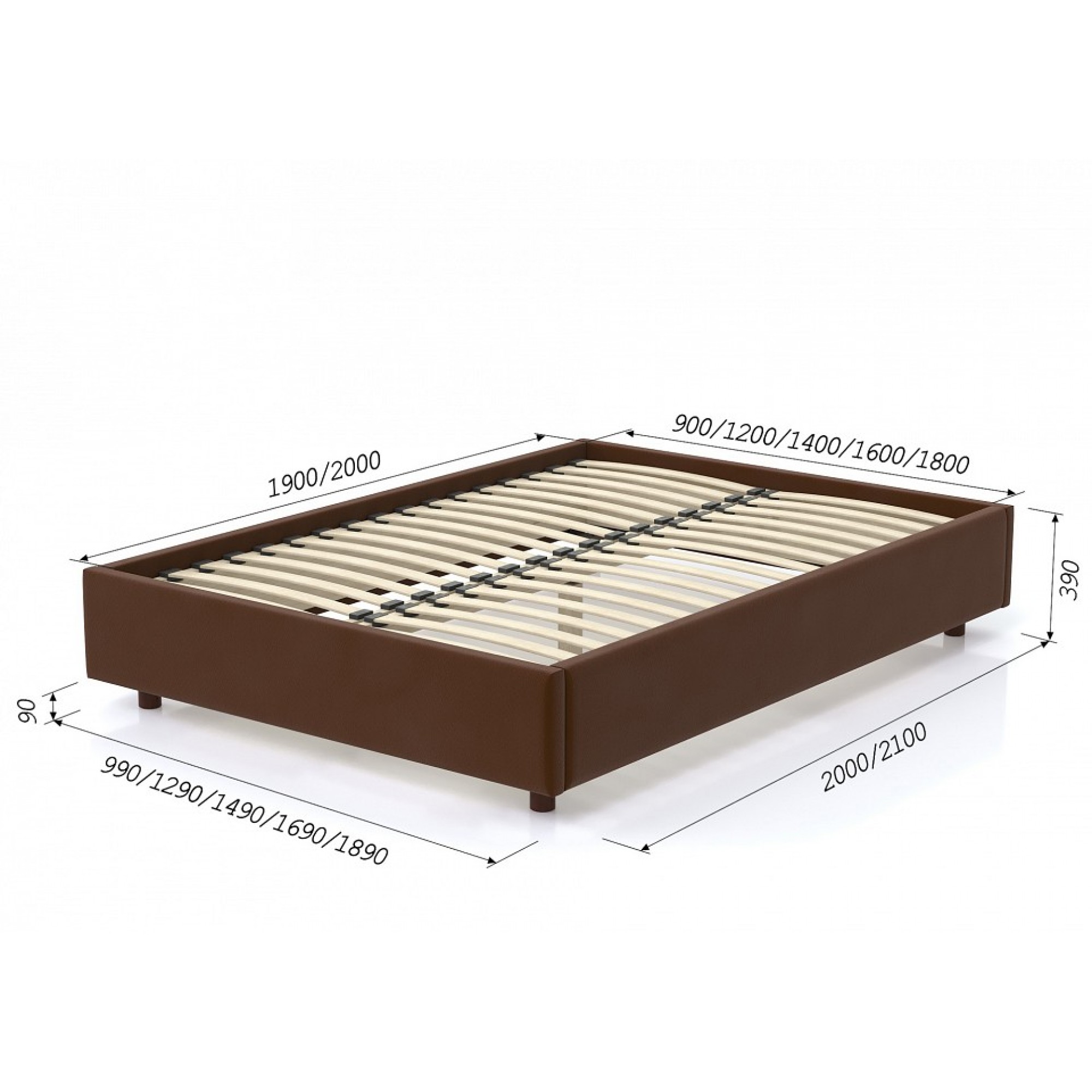 Кровать двуспальная SleepBox    AND_689set2504