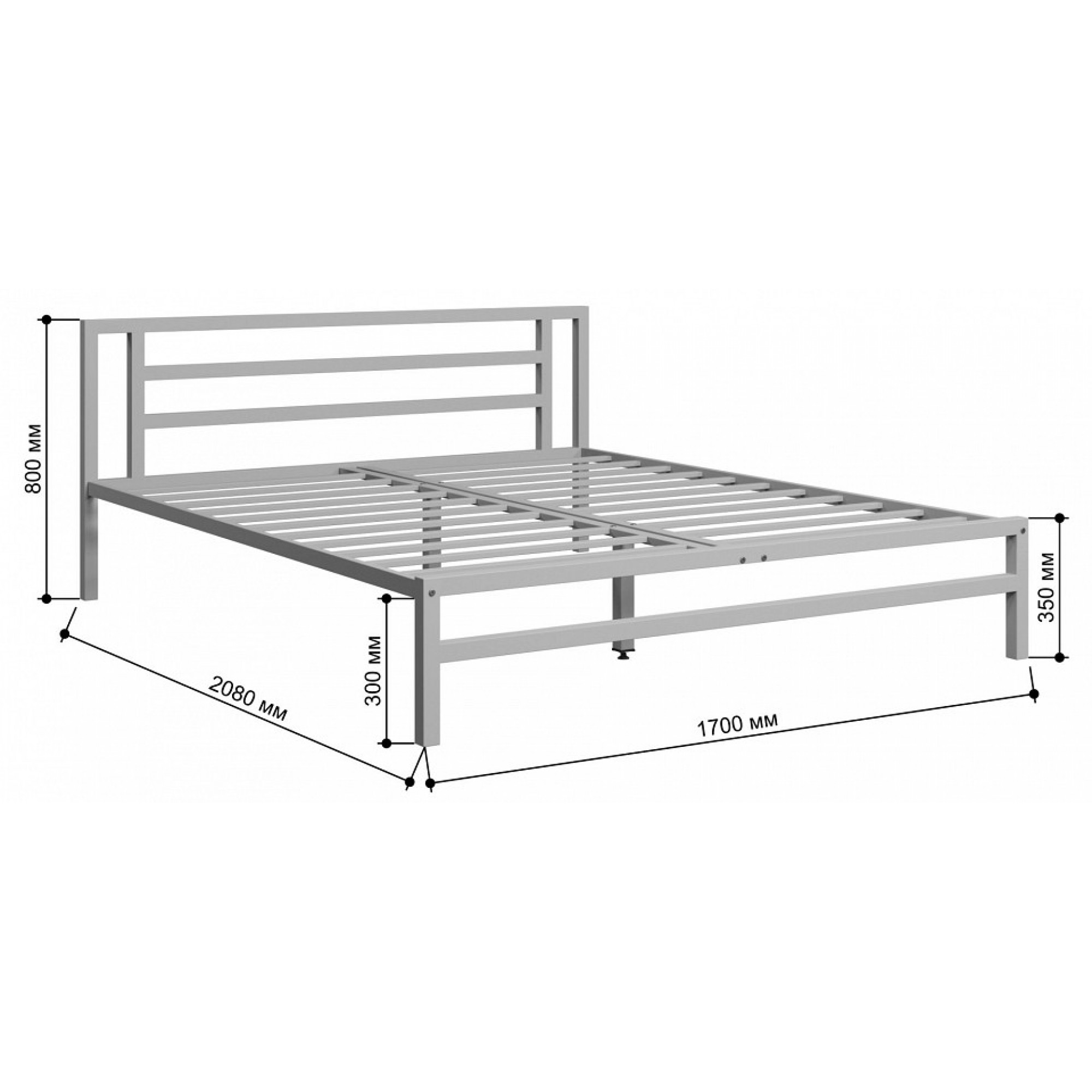 Кровать двуспальная Титан    FSN_4S-TI-4y-vat-9003